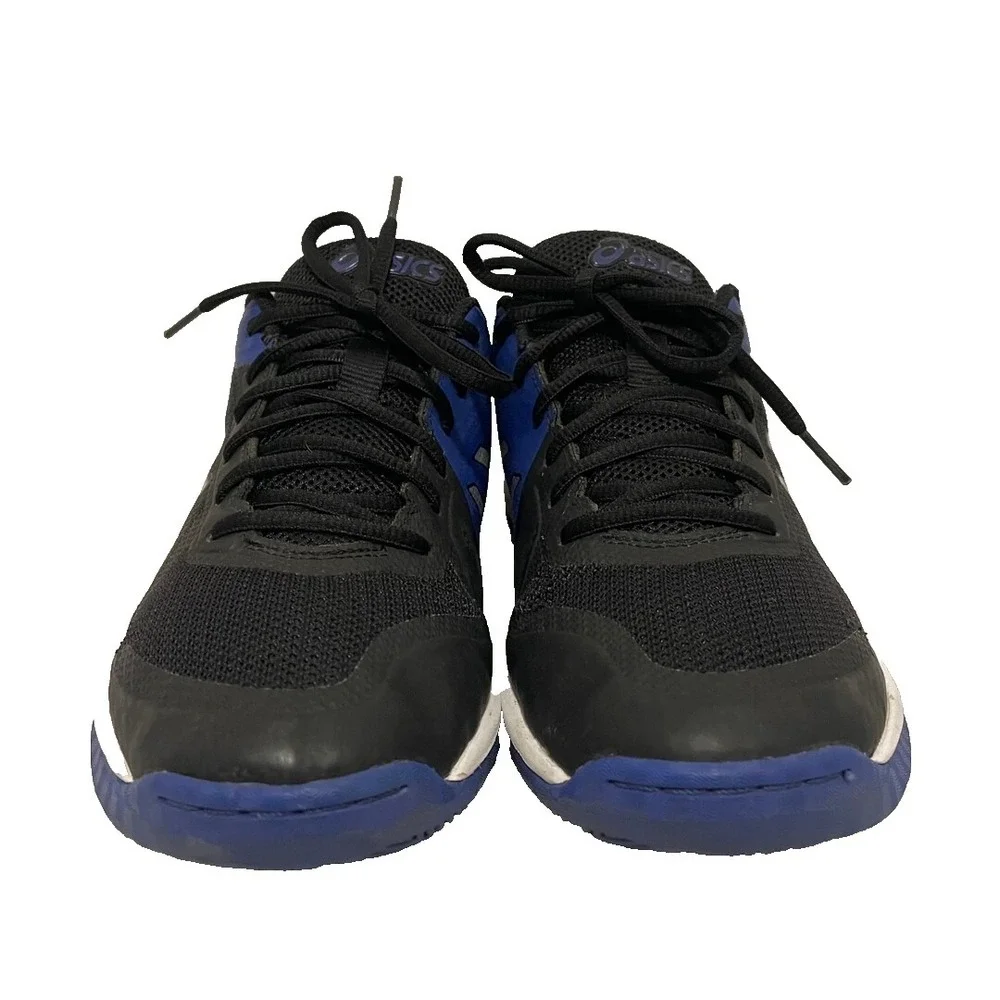 ASICS Gel-Tactic Indoor  Blue Black White Shoes Men's 9.5 Running Jogging‎